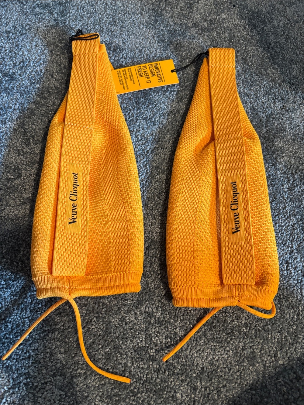 Veuve Clicquot Orange Bottle Cooler Sleeve - Pack of 2